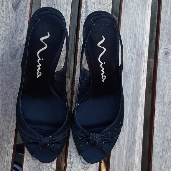 Nina Peep Toe Heels/Pumps - Picture 3 of 8